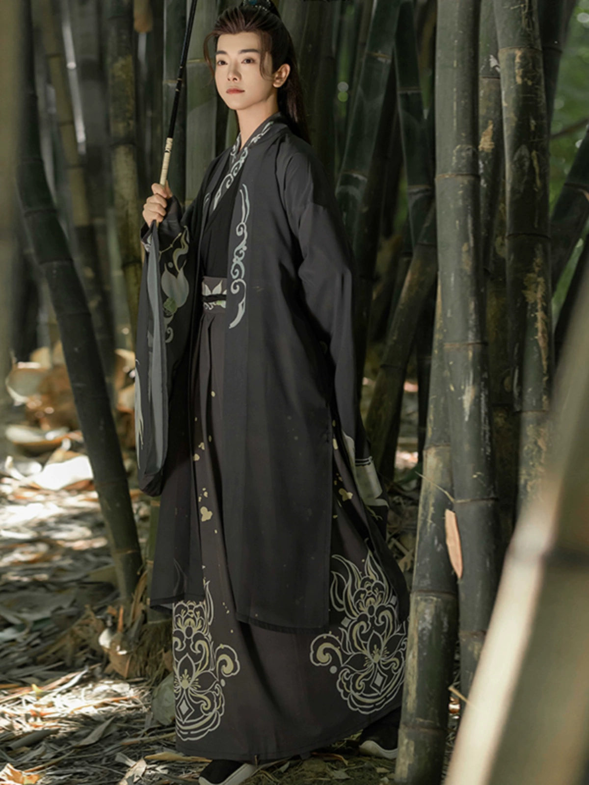 Wei And Jin Dynasty Improved Ancient Costume Unisex Men Hanfu