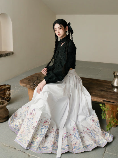 Lookbook Series Strings High-Grade Fabrics Ming Dynasty Hanfu Lady