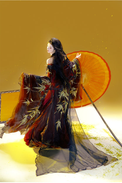 Hualure Series Hanfu Gilded Thread Color-Mixed Version