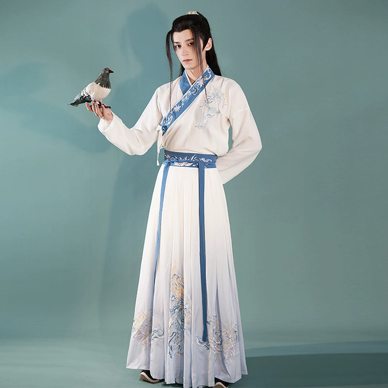 Wei Jin Original Hanfu Men Embroidery Poet