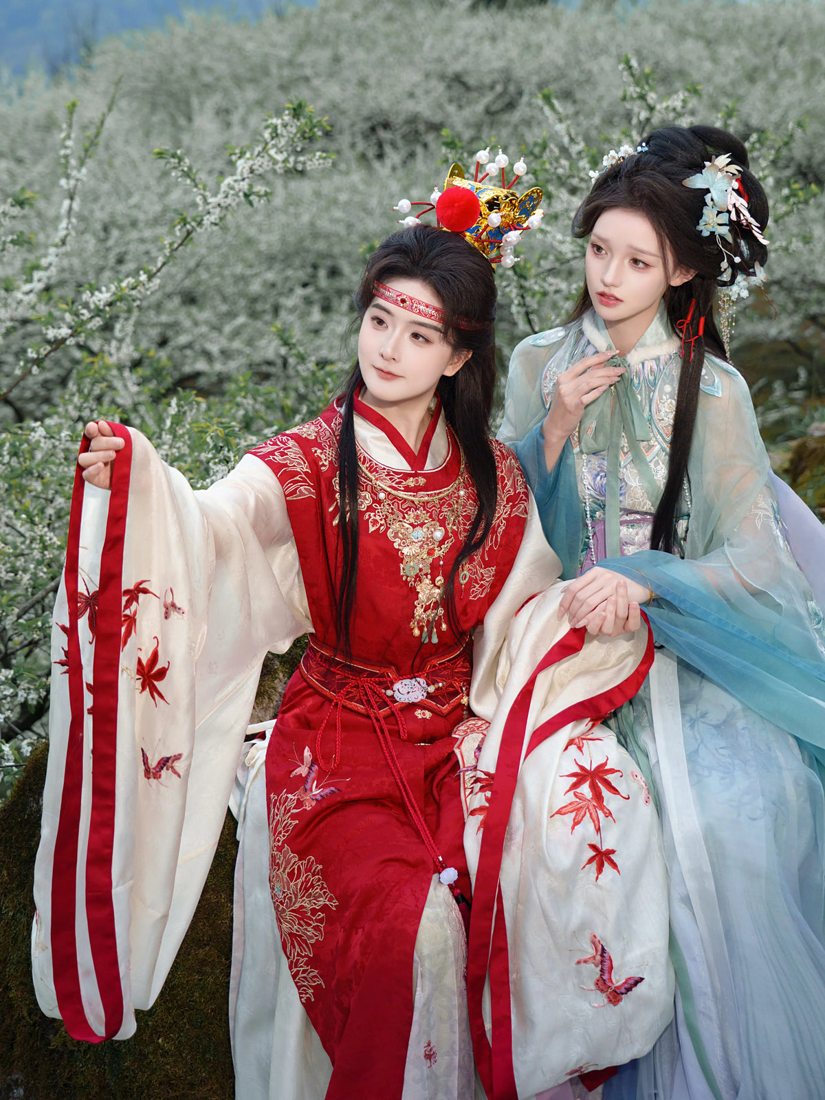 Cloud-Kissing Nature Series Precious Jade Ming Hanfu