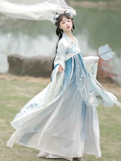 Women's Hanfu Northern and Southern Dynasties Chest-length Costume