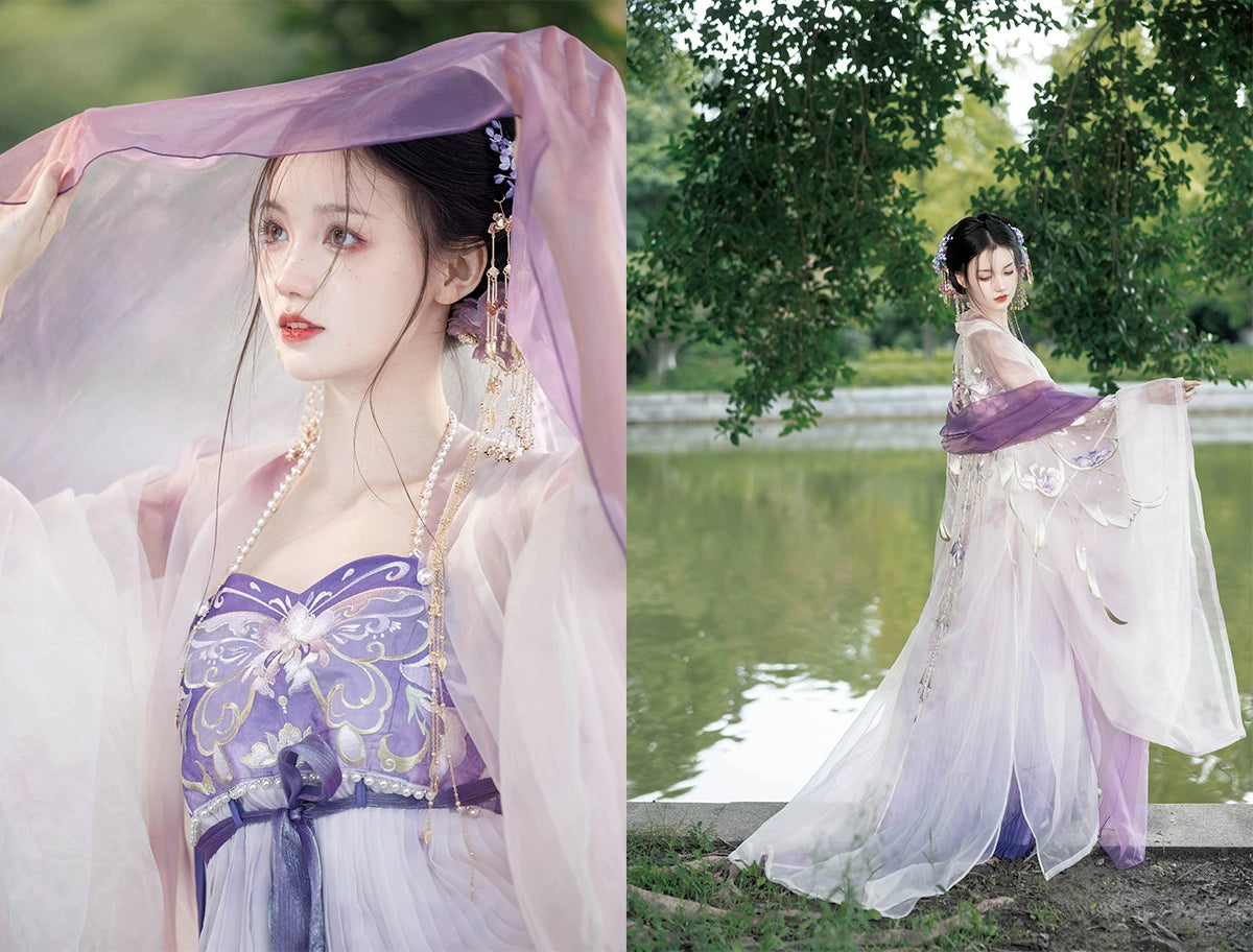 Timeless Fragrance Series Iris Butterfly Hanfu