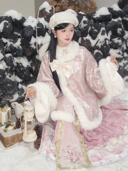 Mountain-View Qiao Series New Chinese Hanfu Berry Snow Tulana