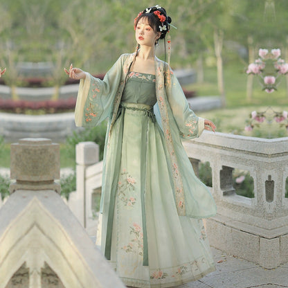 LOOKBOOK SERIES Song Dynasty Green Yellow Hanfu