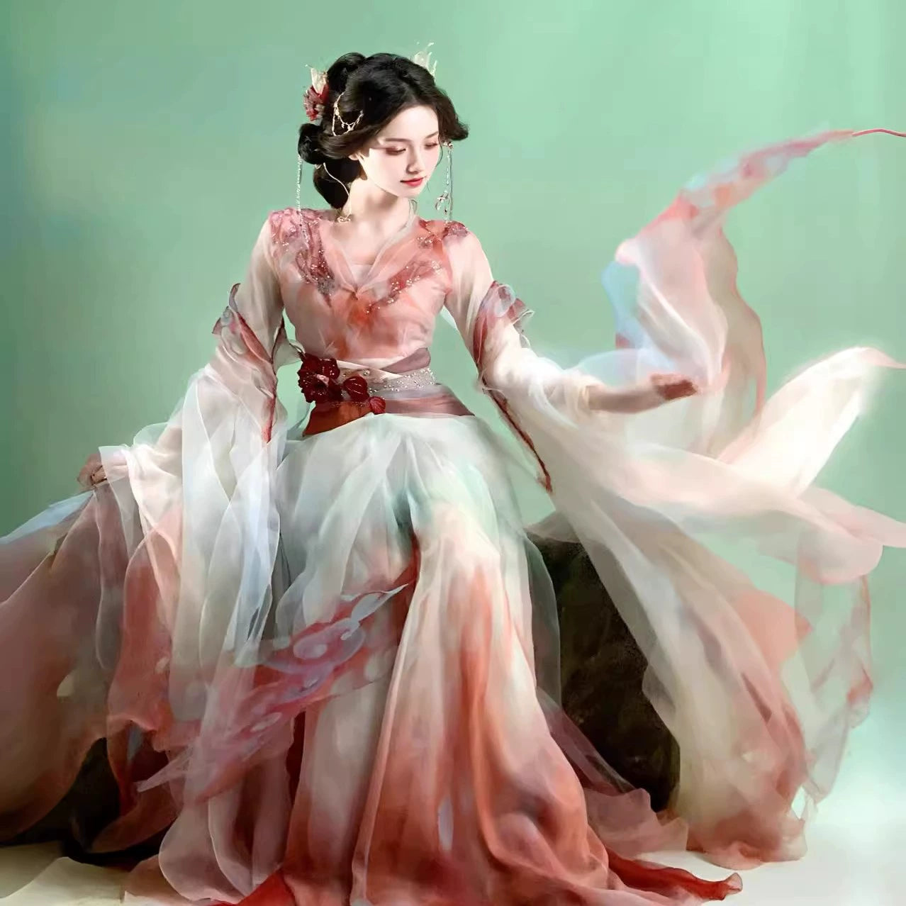 Oriental Aesthetics Series Distant Observer Hanfu Dress