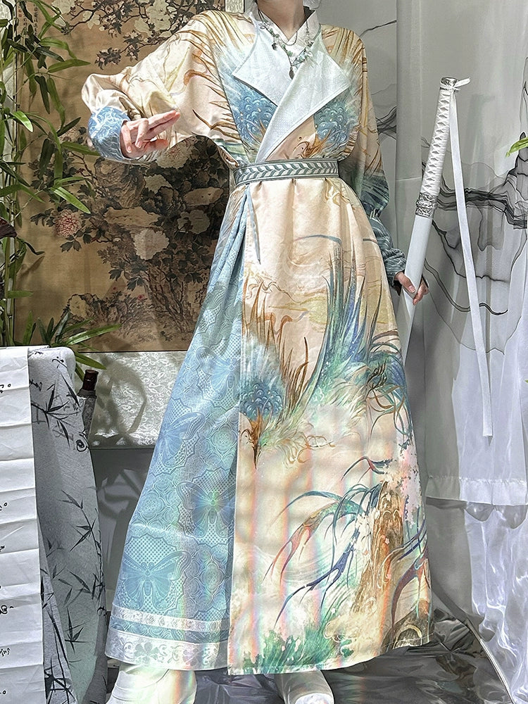 Flower Poetry Unisex Hanfu Ceruplume