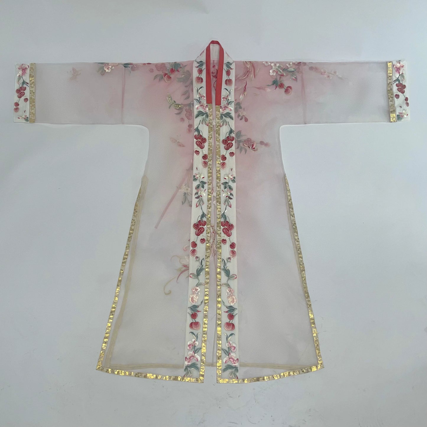 Haute Couture Series Woven Fabric Embroidered Hanfu Qing Huan Imperial Concubine's Smile Song Ming