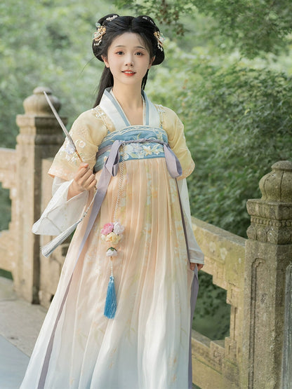 LOOKBOOK SERIES Tang Dynasty Roses Hanfu