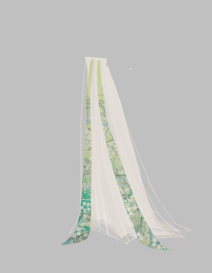 Cloud-Kissing Nature Series Apricot Blossoms in Light Rain Wei Hanfu