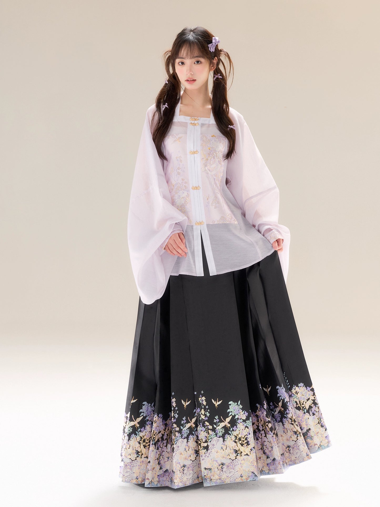 Strings Song Modern Hanfu Snow Leopard