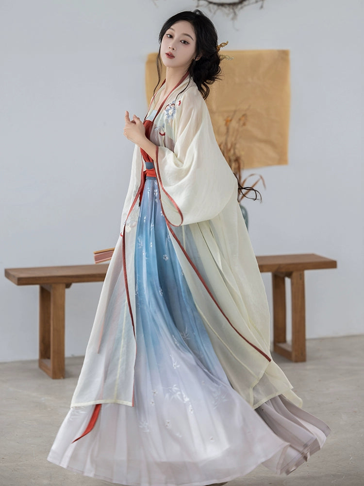 Dreams Asagao Daily Hanfu Women Song Dynasty