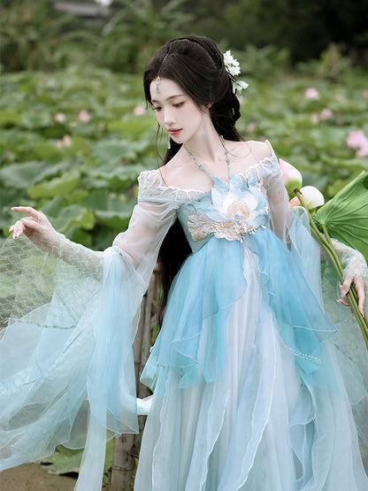 Daily Series Nelumbo Sylph Hanfu Dress
