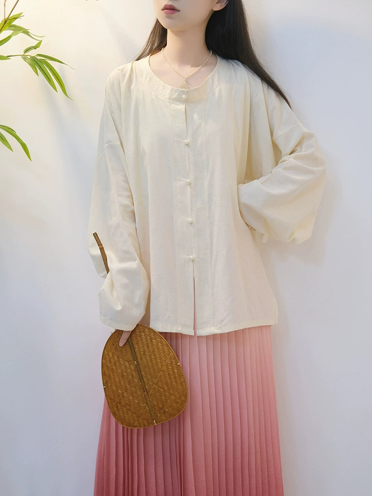 Lookbook Series Half Peach Summer Autumn Modern Hanfu