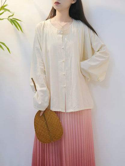 Lookbook Series Half Peach Summer Autumn Modern Hanfu