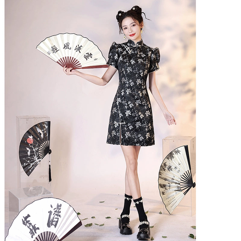 New Chinese Style Cheongsam Qipao Girlish Dressy Casual 18