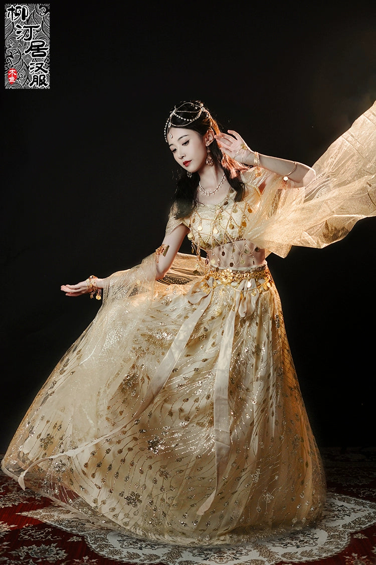 Lookbook Series Western Region Hanfu Sanskrit Mantra