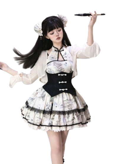 New Chinese Style Lolita Polygonatum Odoratum JSK