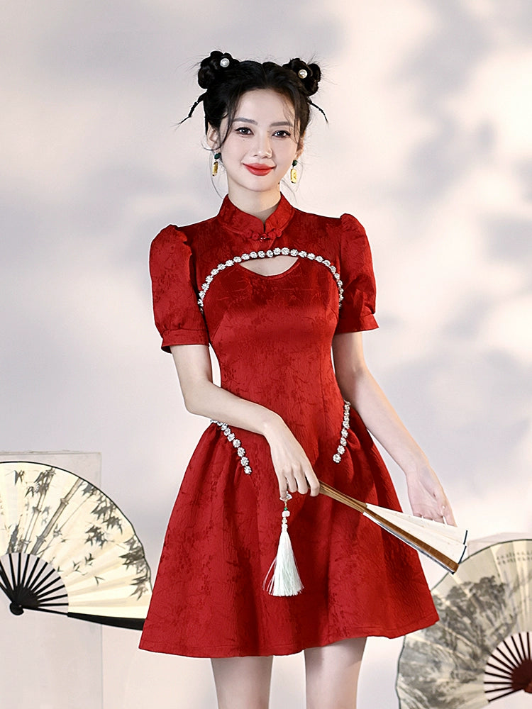 New Chinese Style Cheongsam Qipao Girlish Dressy Casual 50