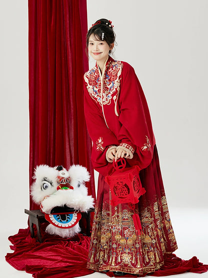 Hanshang Hualian Ming Modern Hanfu Splendid New Feast