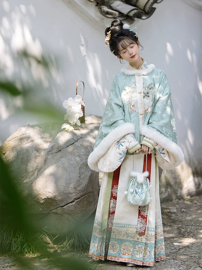 Mountain-View Qiao Series New Chinese Hanfu Crane Deer Spring