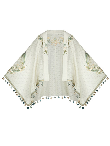 Yulan Cao : Orchid Bath-Accessories+Shawl