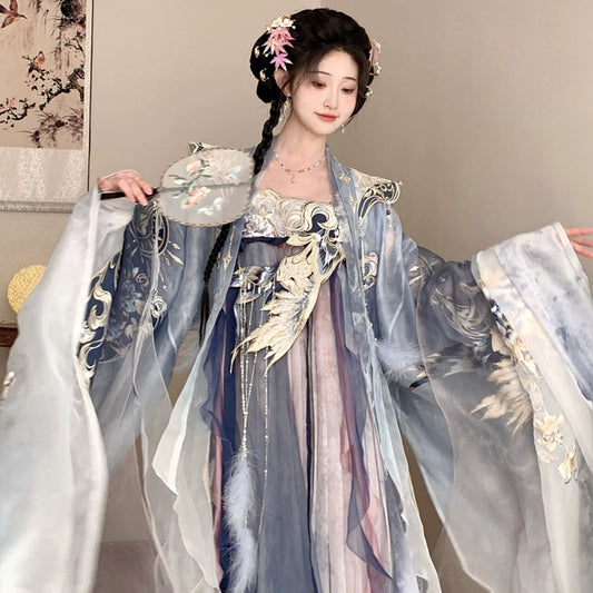 Ethereal Dreamscape Series Supreme Hanfu-Cranetide