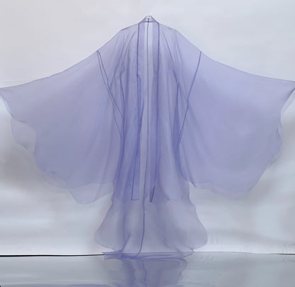 Haute Couture Series Woven Fabric Embroidered Hanfu Qing Huan Violethorn Tang