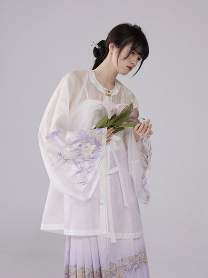 Lookbook Series Strings High-Grade Fabrics Ming Dynasty Gradient Hanfu