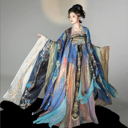 Ethereal Dreamscape Series Supreme Hanfu-Mirror Mist Tang Colors
