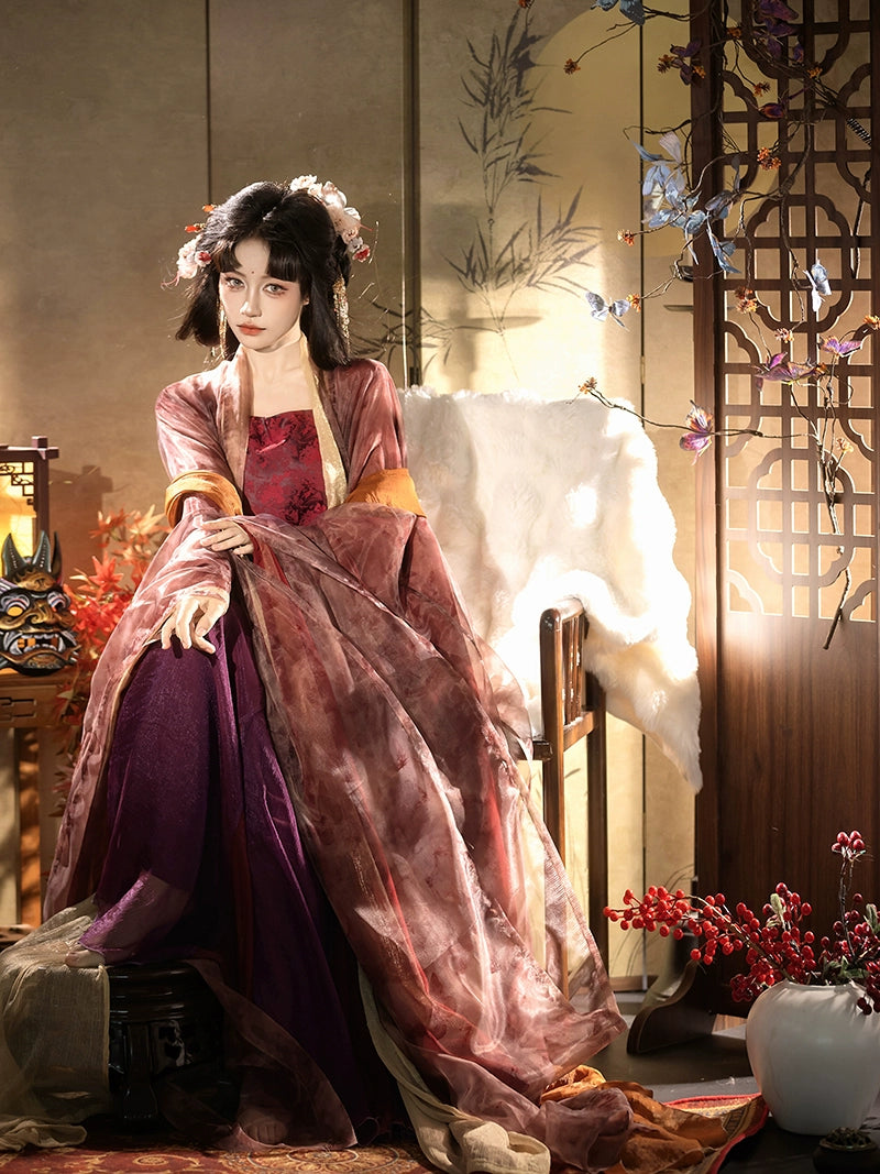 Picks Hype Series Hanfu Crimson Swallowtail