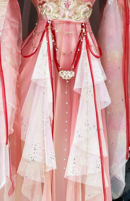 Lookbook Series Tang Hanfu Western Pink Princess