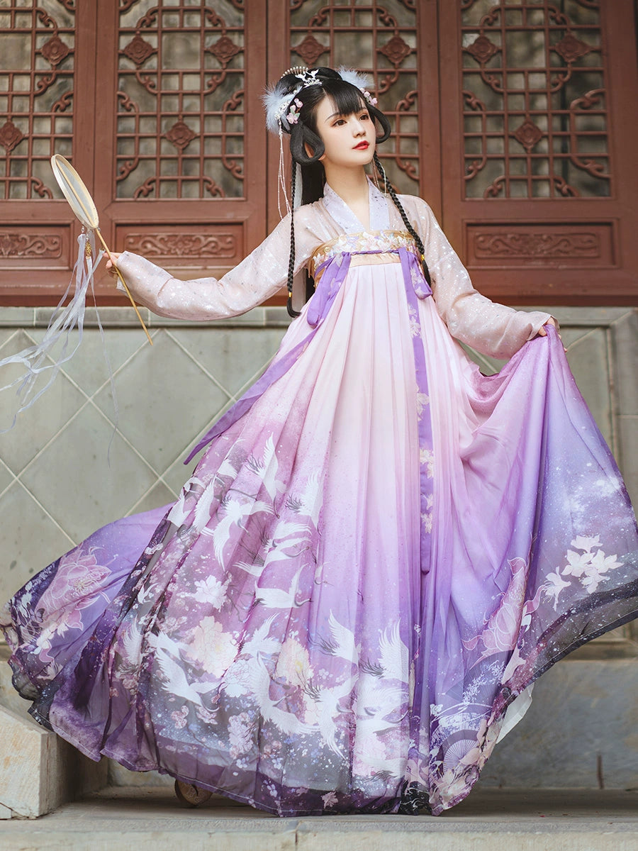 LOOKBOOK SERIES Tang Dynasty Printing Hanfu