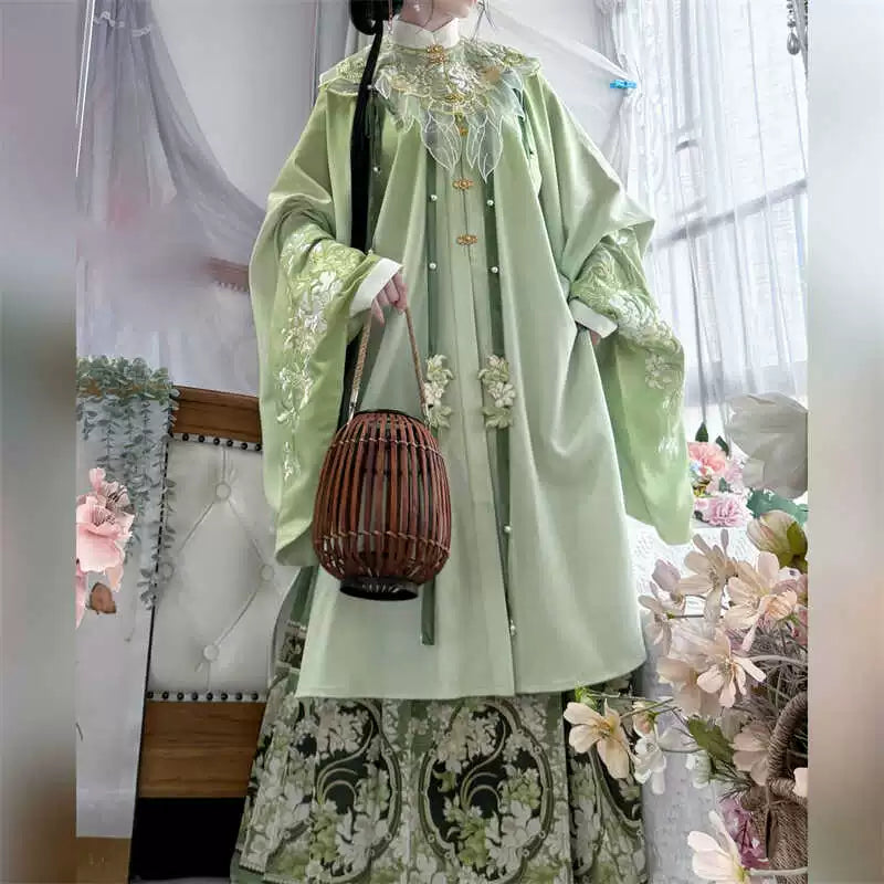 Lookbook Series 2025 Hanfu Shallow Green