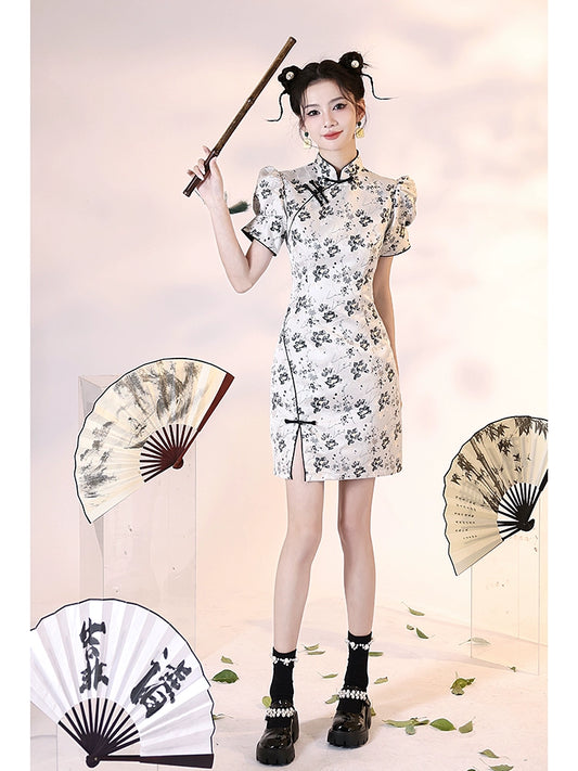 New Chinese Style Cheongsam Qipao Girlish Dressy Casual 26