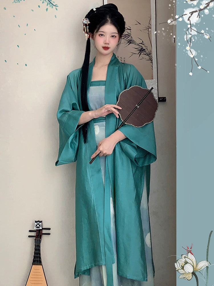 Lookbook Series Summer Autumn Hanfu Painted Fan