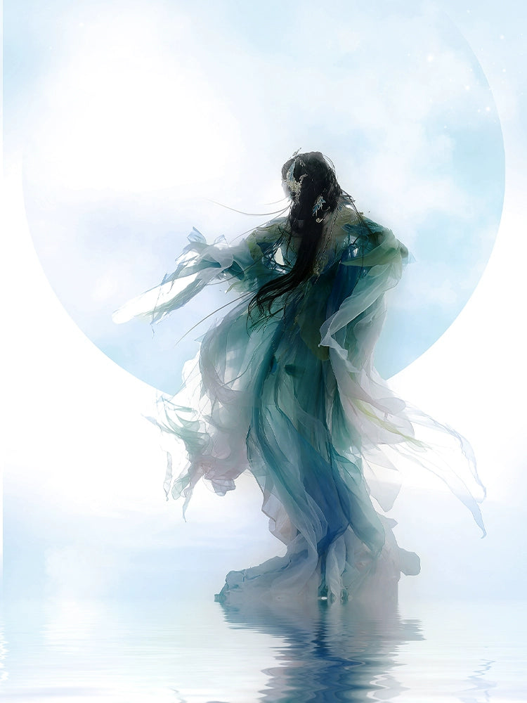Mythology Series Aura Nix Embroidered Myrobalan Skirt Hanfu