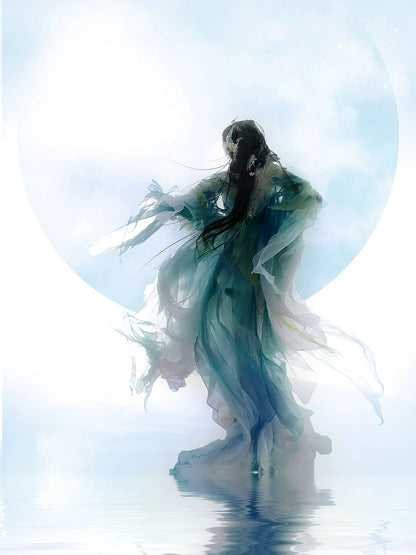 Mythology Series Aura Nix Embroidered Myrobalan Skirt Hanfu