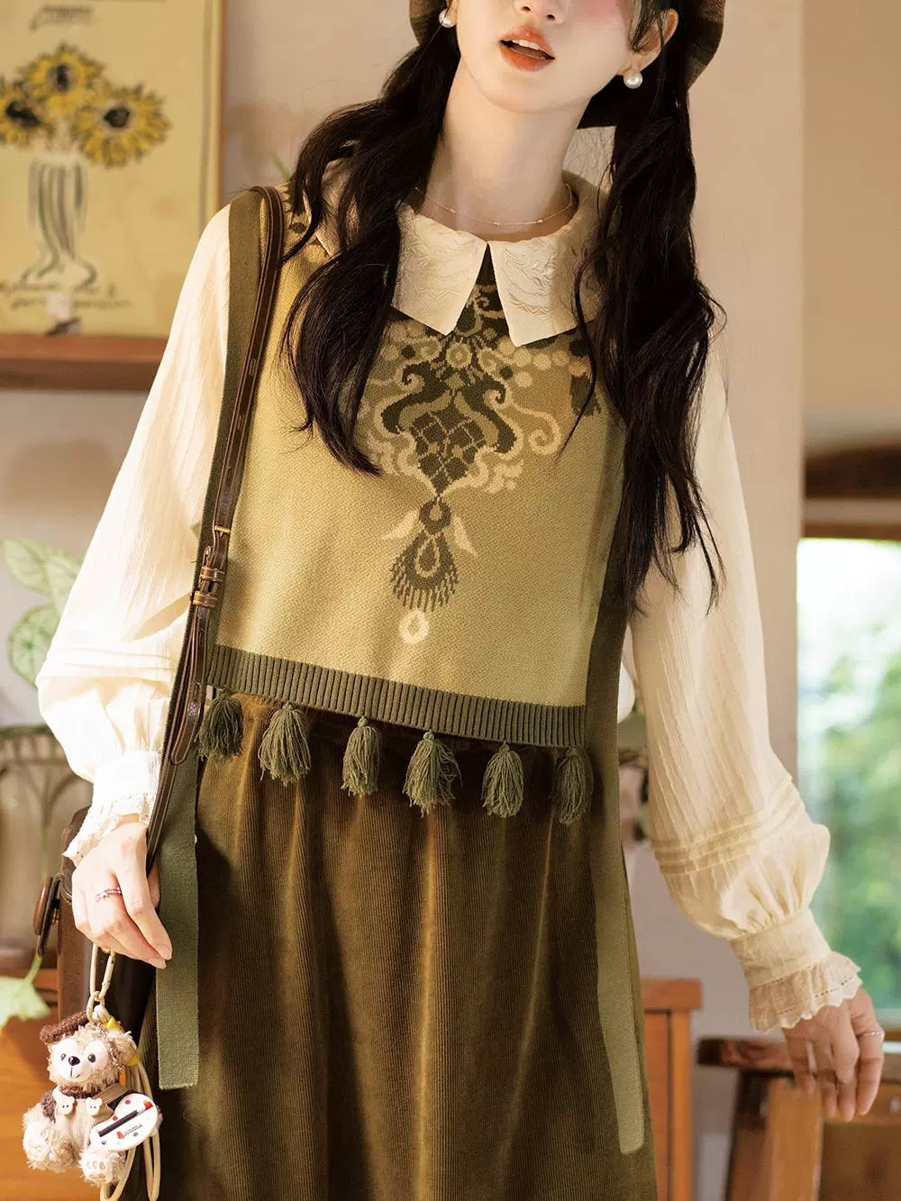 Lookbook Series Ethnic Autumn Hanfu Tawny Longjing