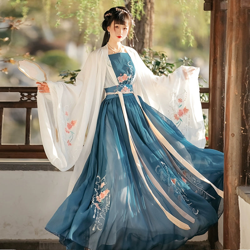 Song Dynasty Three-piece Waist COLLAR Skirt Dress