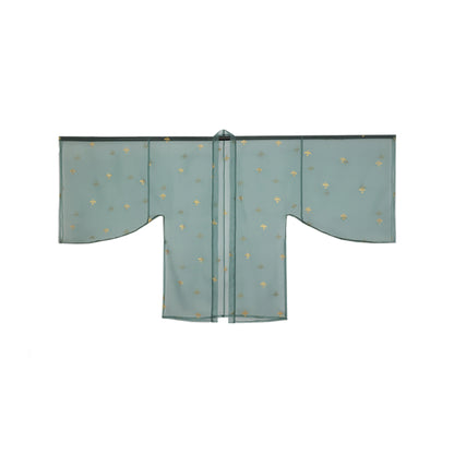 Shangyao Retreat Series Cyan Gradient Song Hanfu