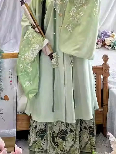 Lookbook Series 2025 Hanfu Shallow Green