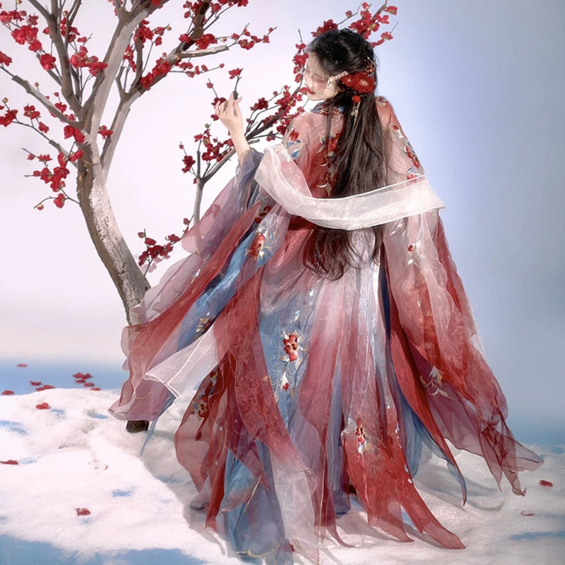 Ethereal Dreamscape Series Supreme Hanfu-Crimple