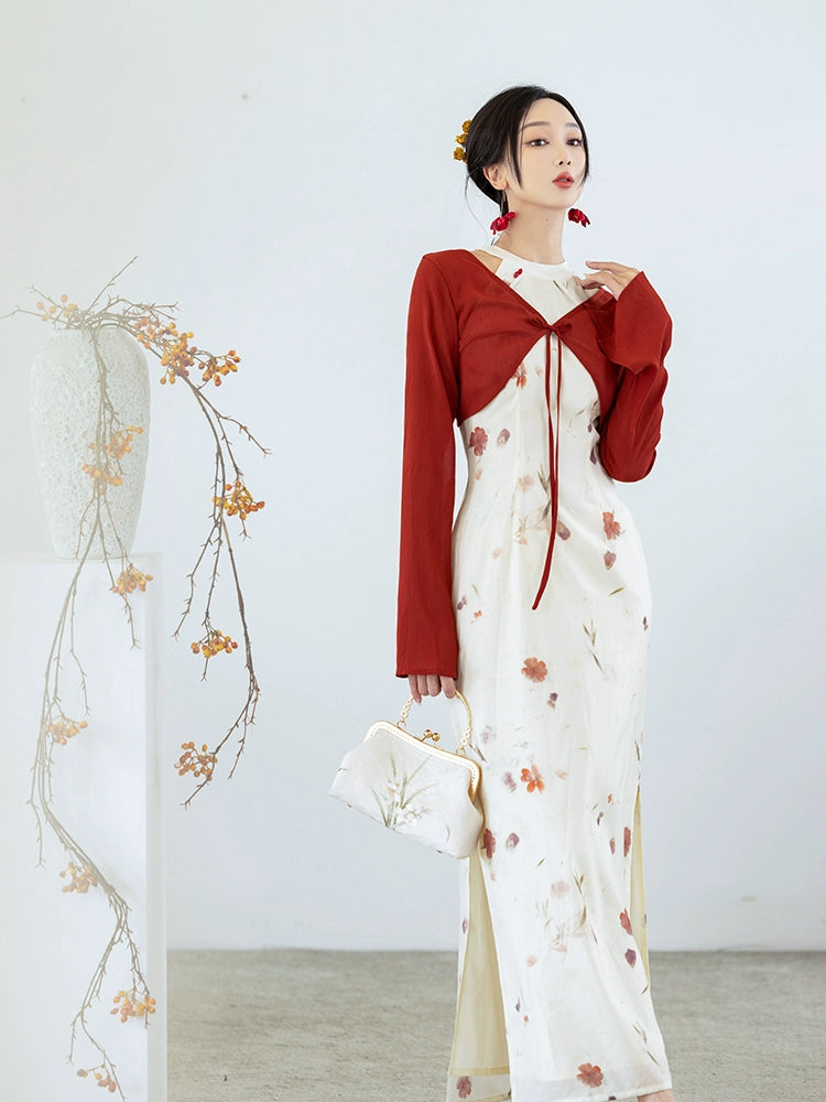 Dreams Original Red Cheongsam Dress