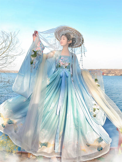 LOOKBOOK SERIES Tang Dynasty Fairy-Sleeved Shirt Hanfu