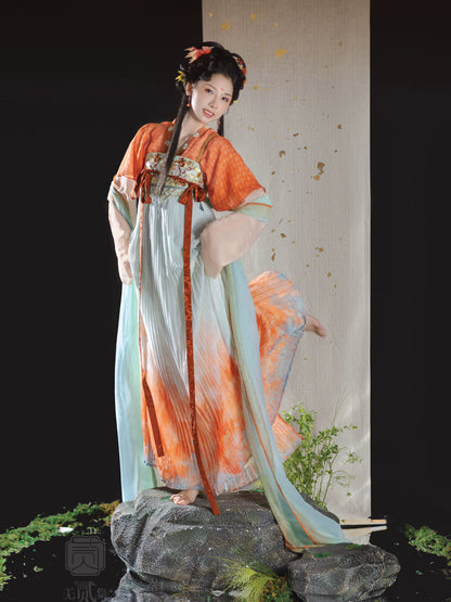 Lookbook Series Shimmering Autumn Tang Hanfu