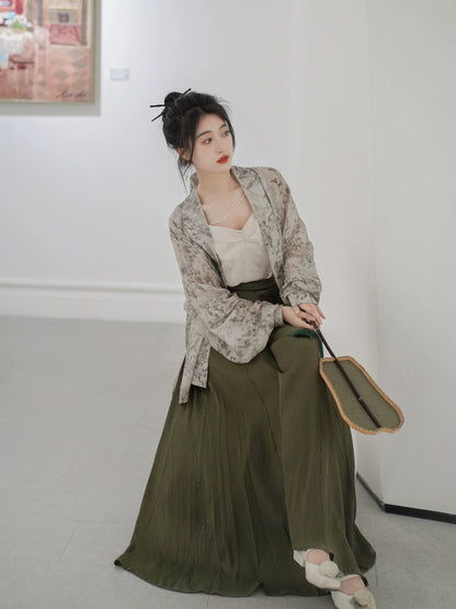 Lookbook Series Matsuzama Fog Autumn Song Hanfu