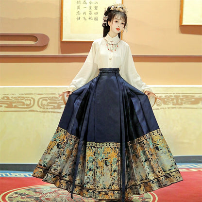 LOOKBOOK SERIES Ming Mamian Skirt Hanfu