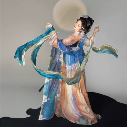Ethereal Dreamscape Series Supreme Hanfu-Mirror Mist Tang Colors