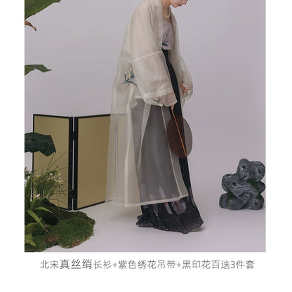 Shangyao Retreat Series Silk Gauze Song Hanfu